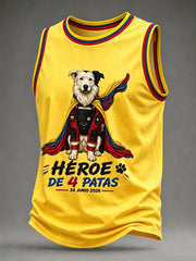 Men's Venezuela Hero Dog Tsunami Patriotic Dog Lover vests