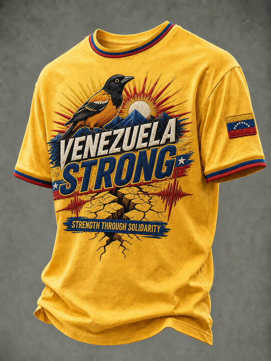 Men's Strength Through Solidarity Print T-shirt