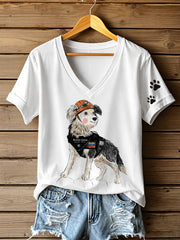 Women's Venezuela Hero Dog Tsunami Patriotic Dog Lover T-Shirt