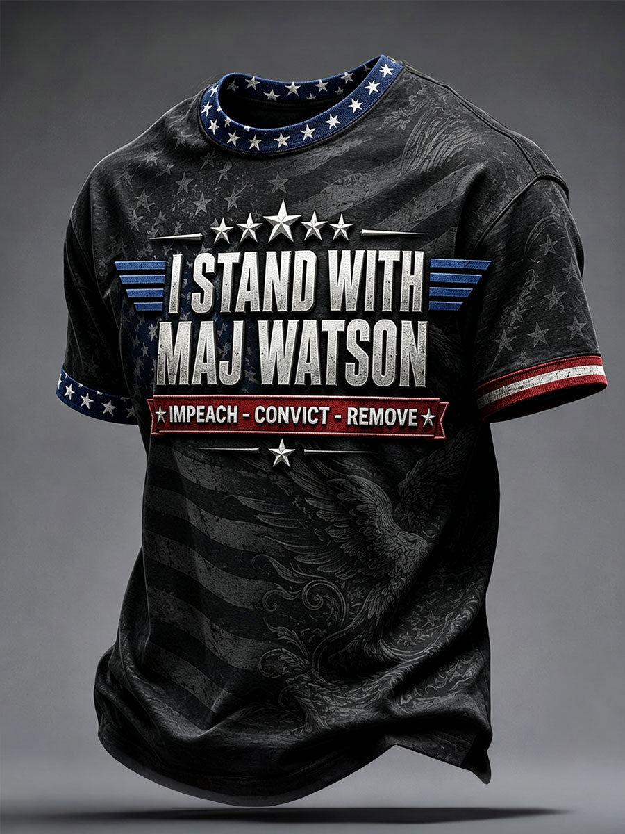Men's USA Maj.Watson Printed T-shirt