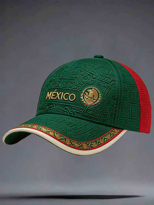 Unisex Mexico Football Lover Art Printed Hat