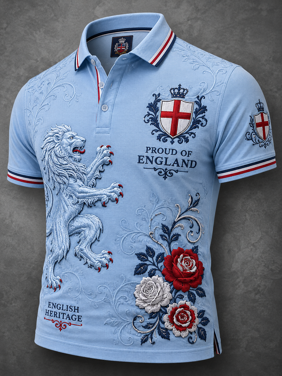 Men's England Printed polo shirt