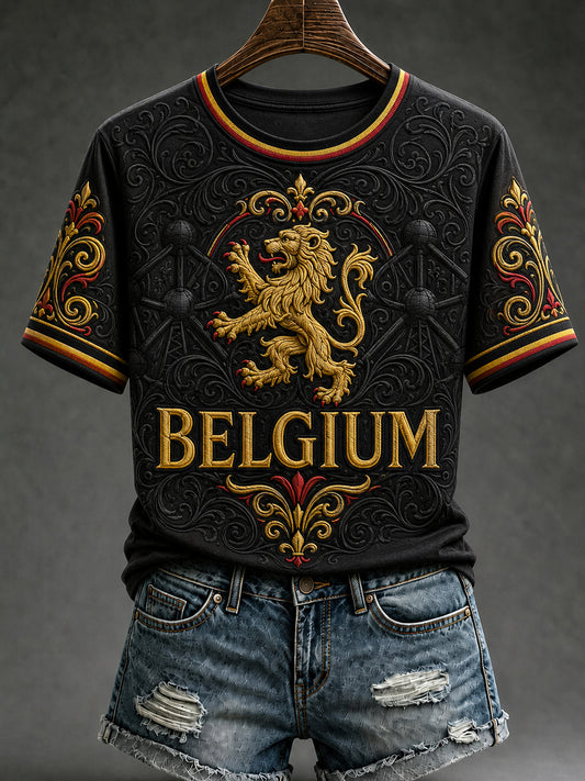 Women's Belgium Lover Short Sleeve T-shirt
