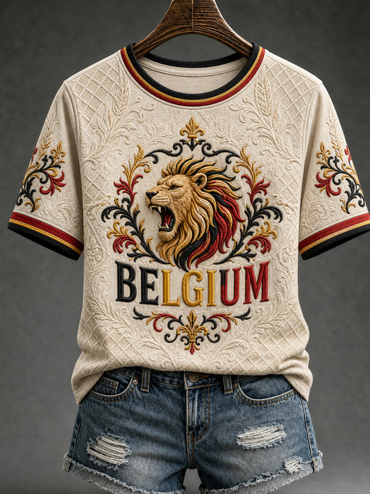 Women's Belgium Lover Short Sleeve T-shirt