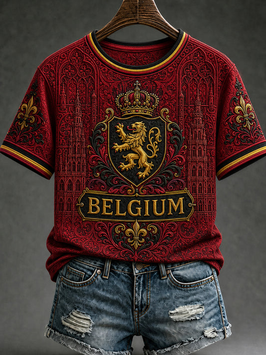 Women's Belgium Lover Short Sleeve T-shirt