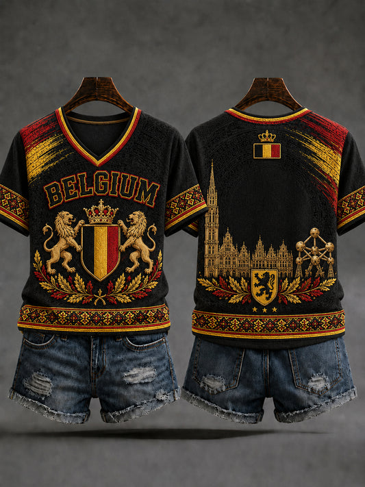 Women's Belgium Lover Short Sleeve T-shirt