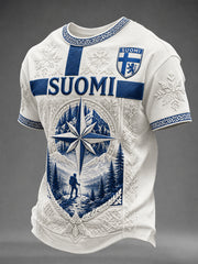 Men's Finland Lover Short Sleeve O-Neck T-Shirt