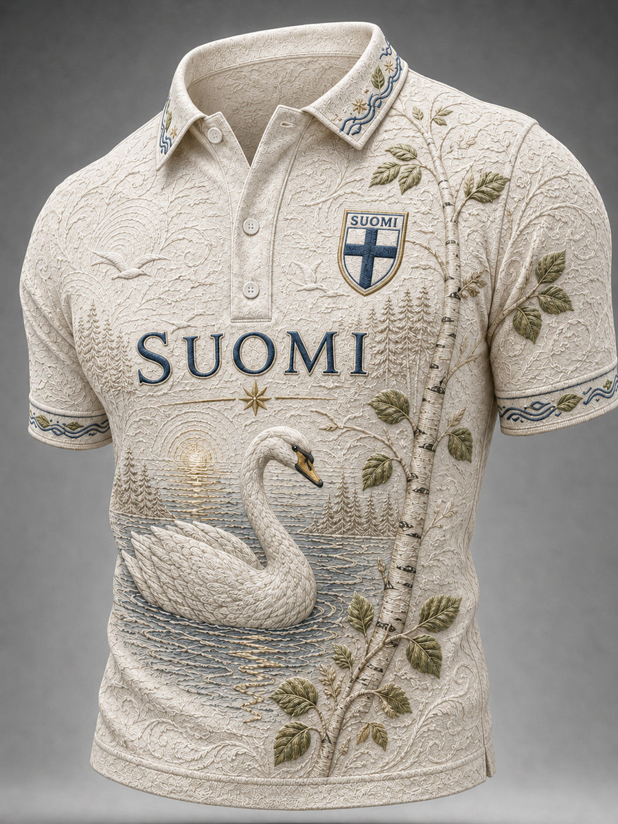 Men's Finland Lover Short Sleeve Top