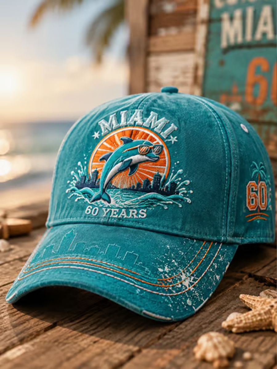 Unisex Rugby Fan Miami 60 Printed Hat