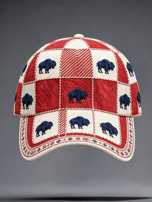 Unisex Football Lover Bulls Buffalo Art Printed Hat