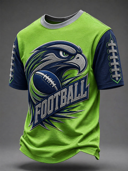 Men's Football Gameday Gift For Football Fans Casual Tee