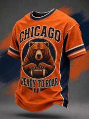 Men's Football Gameday Gift For Football Fans Casual Tee