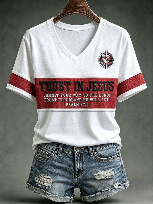 Women's Trust In Jesus Short-sleeved T-shirt
