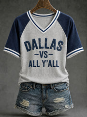 Women's Game Day Football Casual T-Shirt