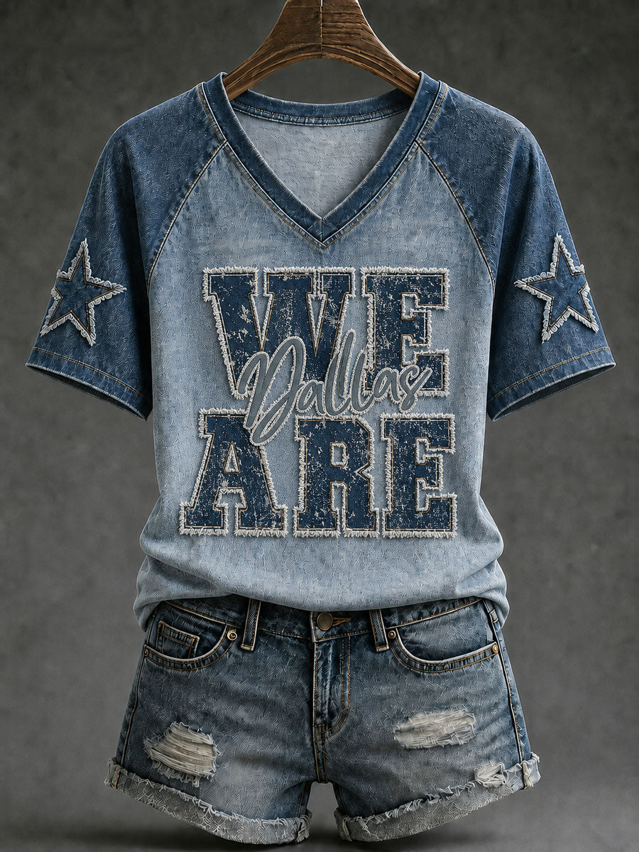 Women's Game Day Football Casual T-Shirt