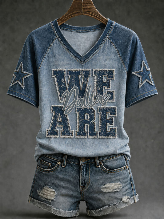 Women's Game Day Football Casual T-Shirt