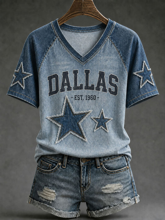 Women's Game Day Football Casual T-Shirt