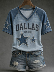 Women's Game Day Football Casual T-Shirt