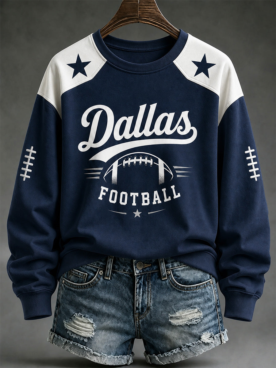 Women's Football Gameday Gift For Football Fans Casual Sweatshirt