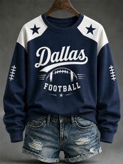 Women's Football Gameday Gift For Football Fans Casual Sweatshirt