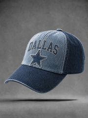 Dallas Football Print Casual Unisex Cap