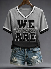 Women's Las Vegas Football Fan Print T-shirt