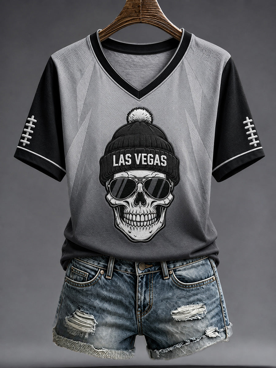 Women's Las Vegas Football Fan Print T-shirt