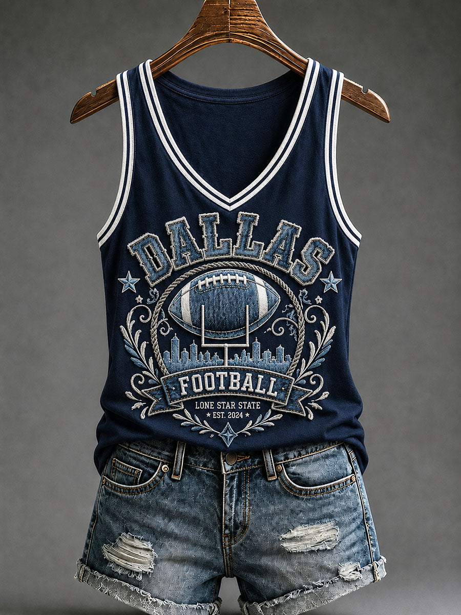 Women's Game Day Football Casual Vests