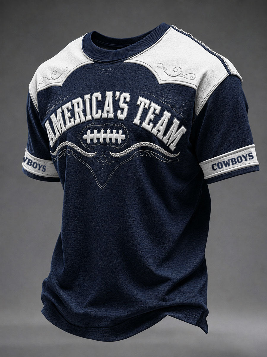 Men's Cowboys Short Sleeves T-shirt