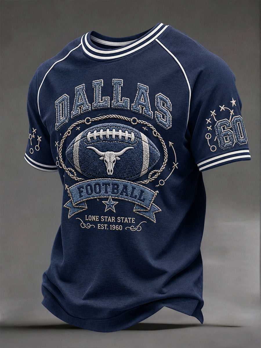 Men's Game Day Football Casual T-Shirt