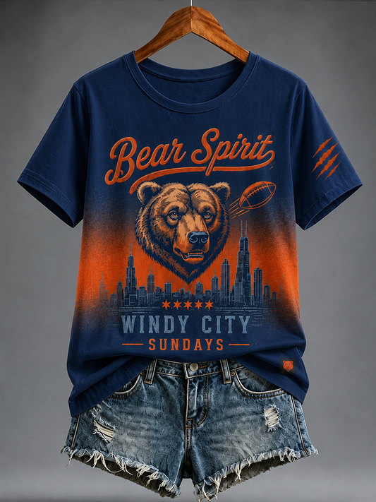 Women's Football Gameday Gift For Football Fans short-sleeved T-shirt