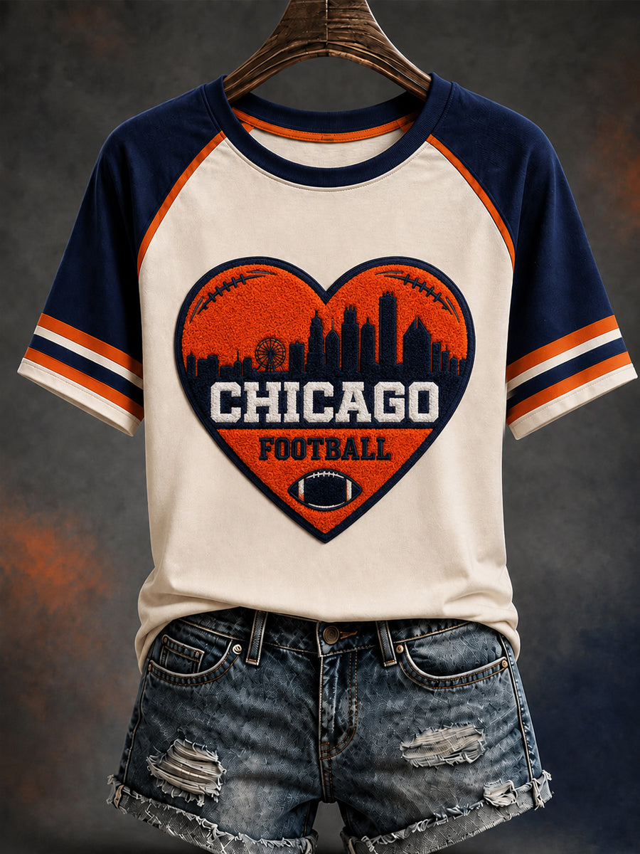 Women's Football Gameday Gift For Football Fans Short Sleeve T-shirt
