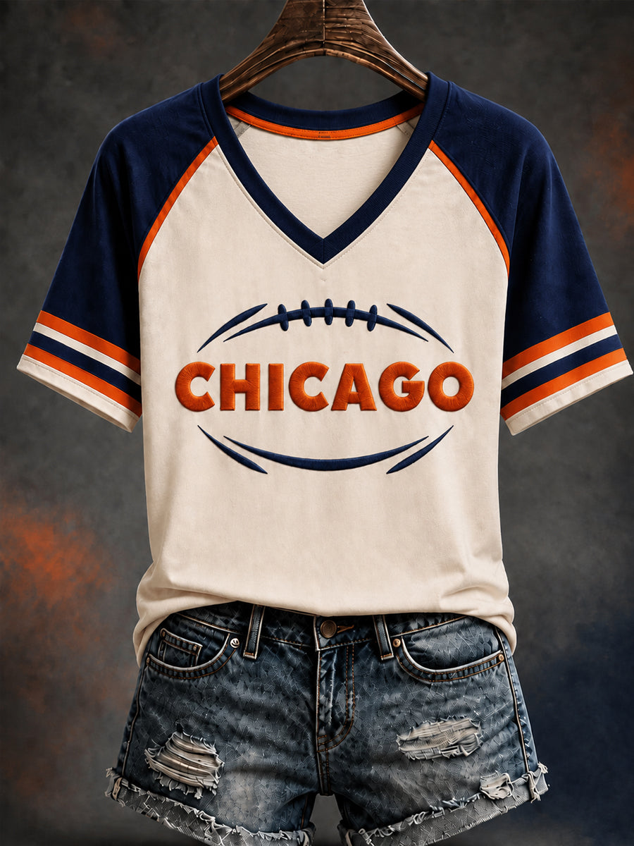 Women's Football Gameday Gift For Football Fans Short Sleeve T-shirt