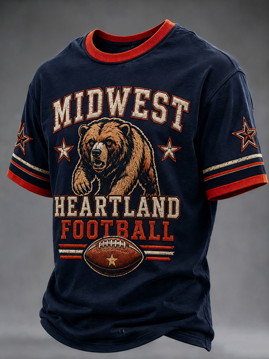 Men's Football Gameday Gift For Football Fans short sleeves t-shirt
