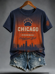 Women's Football Gameday Gift For Football Fans short-sleeved T-shirt