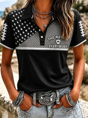 Women's Las Vegas Football Fan Print  Shirt