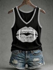 Women's Las Vegas Football Fan Print Vest Top