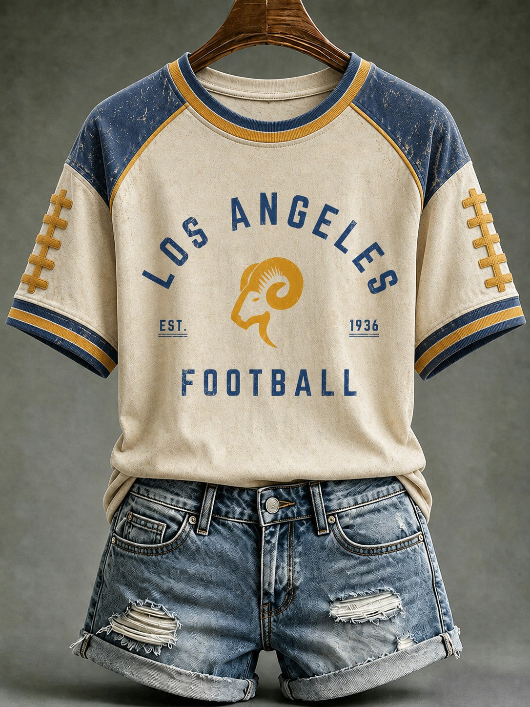 Women's Football Los Angeles Printed T-shirt