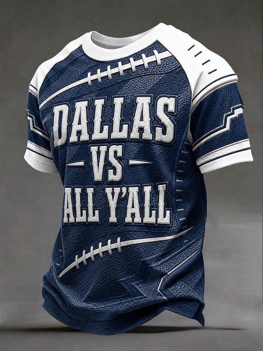 Men's "Dallas vs all y'all" T-shirts