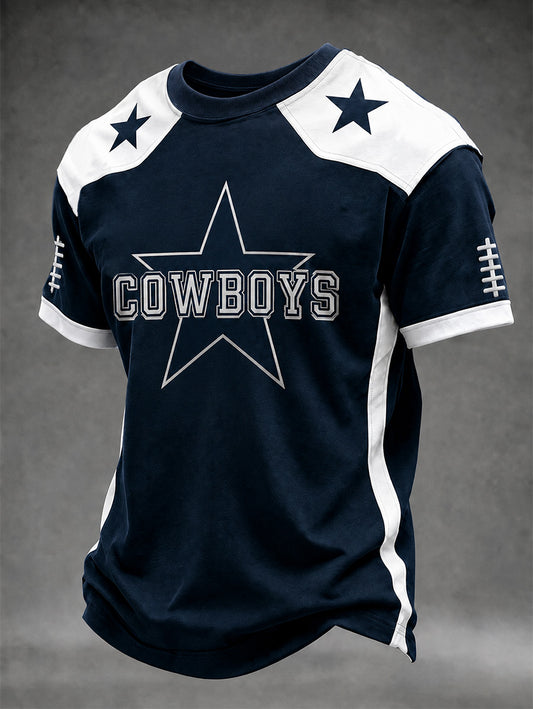 Men's Football Gameday Gift For Football Fans Casual Tee