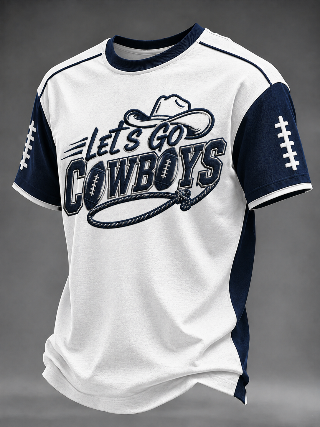 Men's Football Short Sleeves T-shirt