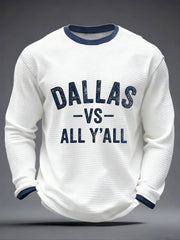 Men's Game Day Football Print Casual T-Shirt