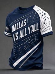 Men's "Dallas vs all y'all" T-shirts
