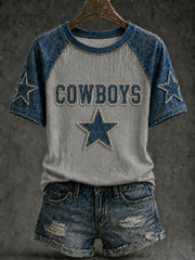 Women's Game Day Football Printed Casual T-Shirt