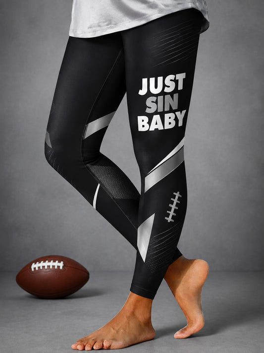 Women's Las Vegas Football Fan Print Leggins
