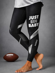 Women's Las Vegas Football Fan Print Leggins