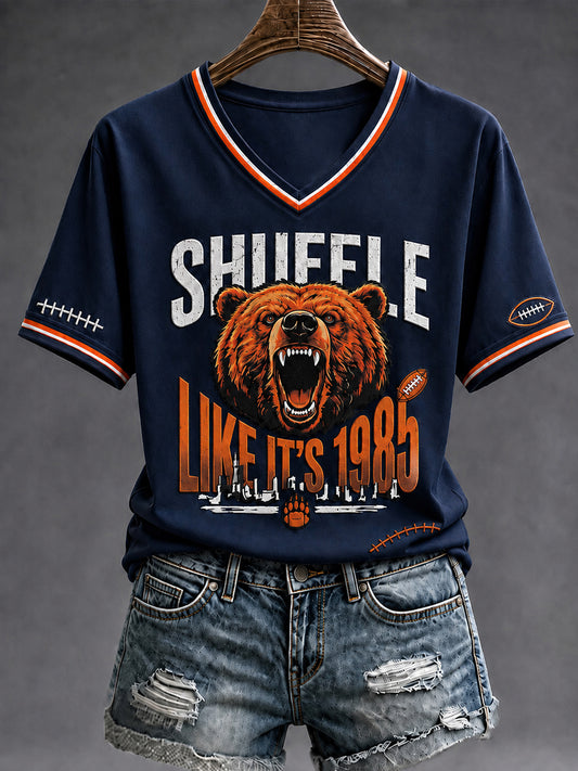 Women's Football Gameday Gift For Football Fans Short Sleeve T-shirt