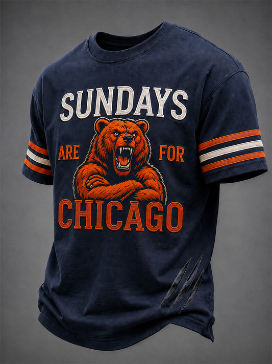 Men's Football Gameday Gift For Football Fans Tee