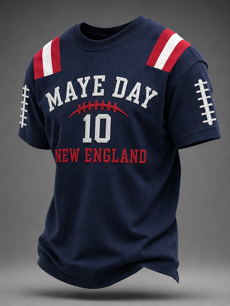 Men's Football Gameday Gift For Football Fans Casual Tee