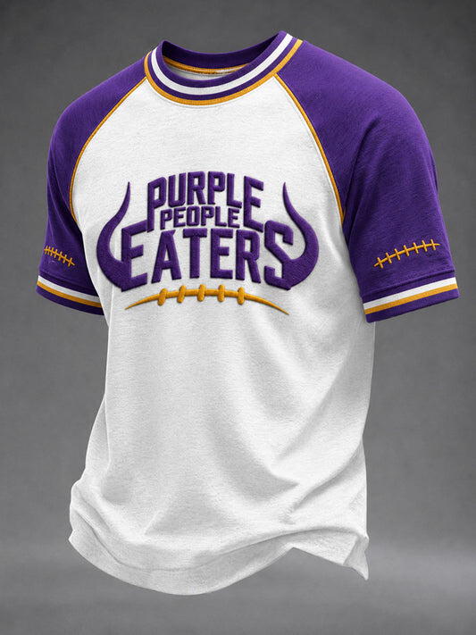 Men's Purple People Eaters Football T-shirt